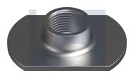 TEE NUT SLAB TYPE 304 TEE NUT SLAB: 3/8 UNC thumbnail 3