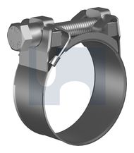 HOSE CLAMP HTB - H/DUTY T-BOLT W4/W4 HTB H/CLAMP:19.0X 20- 22 thumbnail 3