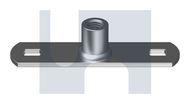 MOUNTING PLATE CENTRE NUT Z/P MOUNT PLATE CENTRE NUT:M12 thumbnail 3