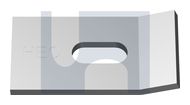 TILT PANEL CLIP WITH BEND HDG PANEL BEND T1: 150X75X10 thumbnail 3