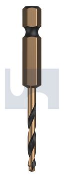 IMPACT STEP TIP DRILL BIT EDGE STEP TIP IMP:   3.2 X  62 thumbnail 3