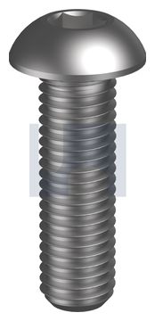 BUTTON HEAD SOCKET SCREW HEX PLN SO BHSS: 5/16 UNC X   1 thumbnail 3