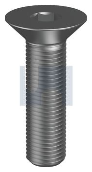 SOCKET SCREW COUNTERSUNK HEX PLN SO FHSS: 1/4 UNF X   2 thumbnail 3