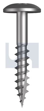 TYPE 17 BUTTON HEAD 316 T17 BUTTON SQ:10-12X 30 thumbnail 3
