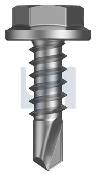 METAL SDS FLANGED HEX HEAD BI-304 MET FLG HX:10-16X 16 thumbnail 3