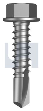 METAL SDS HEX HEAD BI-304 MET STD HX:12-14X 25 thumbnail 3