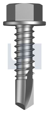 METAL SDS HEX HEAD BI-304 MET STD HX:14-14X 25 thumbnail 3