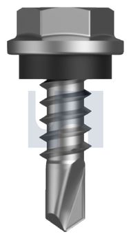 METAL SDS HEX HEAD + WASHER BI-304 MET SEAL HX:10-16X 16 thumbnail 3
