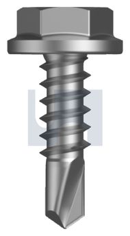 METAL SDS FLANGED HEX HEAD BI-316 MET FLG HX:10-16X 16 thumbnail 3