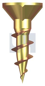 CHIPBOARD CSK RIBBED ZYP WOOD CSKR PH: 8-09X 16 thumbnail 3