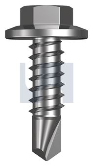 METAL SDS 5/16AF FLANGED HEX CL3 MET 5/16AF HX:14-14X 22 thumbnail 3