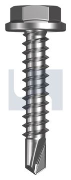 METAL SDS FLANGED HEX HEAD CL4 MET FLG HX:10-16X 25 thumbnail 3