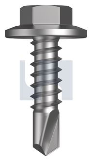 METAL SDS FLANGED HEX HEAD CL4 MET FLG HX:12-14X 20 thumbnail 3