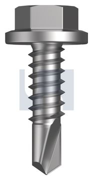 METAL SDS FLANGED HEX HEAD CL4 MET FLG HX:14-14X 22 thumbnail 3