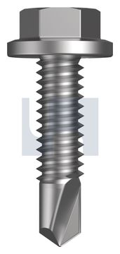 METAL SDS FLANGED HEX HEAD CL4 MET FLG HX:14-20X 25 thumbnail 3