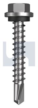 METAL SDS HEX HEAD + WASHER CL4 MET SEAL HX:14-10X 42 thumbnail 3