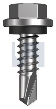 METAL SDS HEX HEAD + WASHER CL4 MET SEAL HX:14-14X 22 thumbnail 3