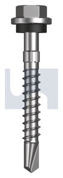 METAL SDS HEX HEAD + WASHER CL4 MET SEAL HX S:14-10X 50 thumbnail 3