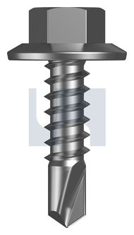 BDX METAL SDS FLANGED HEX HEAD X9 MET FLG HX:12-14X 20 thumbnail 3