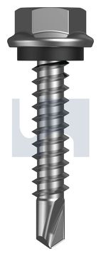 BDX METAL SDS HEX HEAD+WASHER X9 MET SEAL HX:10-16X 25 thumbnail 3