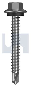 BDX METAL SDS HEX HEAD+WASHER X9 MET SEAL HX:12-14X 45 thumbnail 3