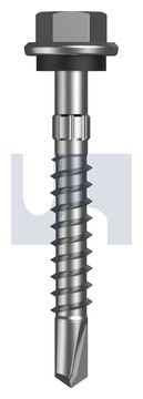 BDX METAL SDS HEX HEAD+WASHER X9 MET SEAL HX S:14-10X 50 thumbnail 3