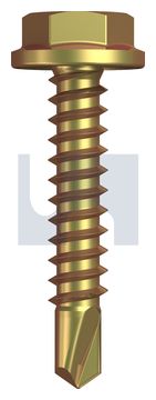 METAL SDS FLANGED HEX HEAD ZYP MET FLG HX:10-16X 25 thumbnail 3