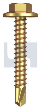 METAL SDS FLANGED HEX HEAD ZYP MET FLG HX:12-14X 35 thumbnail 3