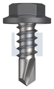 METAL SDS FLANGED HEX HEAD CL4 BA MET FLG HX: 8-18X 12 thumbnail 3