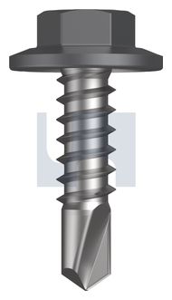 METAL SDS FLANGED HEX HEAD CL4 BA MET FLG HX:12-14X 20 thumbnail 3