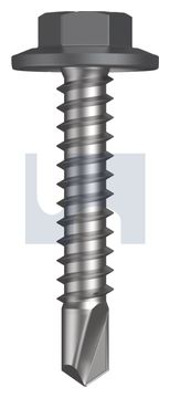 METAL SDS FLANGED HEX HEAD CL4 BA MET FLG HX:12-14X 30 thumbnail 3