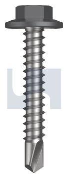 METAL SDS FLANGED HEX HEAD CL4 BA MET FLG HX:12-14X 35 thumbnail 3