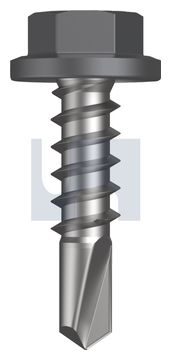METAL SDS FLANGED HEX HEAD CL4 BA MET FLG HX:14-10X 25 thumbnail 3