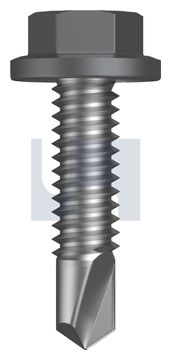 METAL SDS FLANGED HEX HEAD CL4 BA MET FLG HX:14-20X 25 thumbnail 3