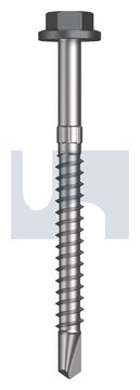 METAL SDS FLG HEX HEAD CL4 BA MET FLG HX S:14-10X 75 thumbnail 3