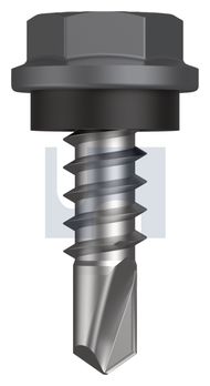 METAL SDS HEX HEAD + WASHER CL4 BA MET SEAL HX:10-16X 16 thumbnail 3