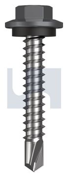 METAL SDS HEX HEAD + WASHER CL4 BA MET SEAL HX:12-14X 35 thumbnail 3