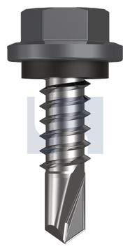 METAL SDS HEX HEAD + WASHER CL4 BA MET SEAL HX:14-14X 22 thumbnail 3