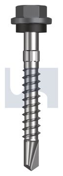 METAL SDS HEX HEAD + WASHER CL4 BA MET SEAL HX S:14-10X 50 thumbnail 3