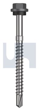 METAL SDS HEX HEAD + WASHER CL4 BA MET SEAL HX S:14-10X 75 thumbnail 3
