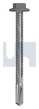 s500 SDS FLANGED HEX HEAD CL4 BG S500 FLG HX:12-24X 65 thumbnail 3