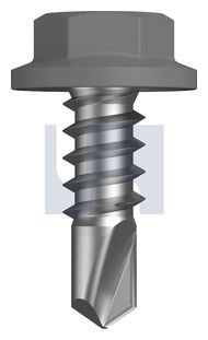 METAL SDS FLANGED HEX HEAD CL4 BG MET FLG HX: 8-18X 12 thumbnail 3