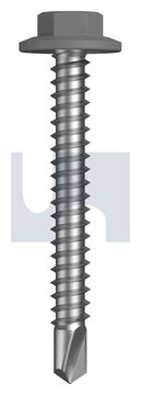 METAL SDS FLANGED HEX HEAD CL4 BG MET FLG HX:12-14X 45 thumbnail 3