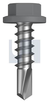 METAL SDS FLANGED HEX HEAD CL4 BG MET FLG HX:14-10X 25 thumbnail 3