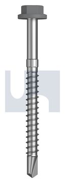 METAL SDS FLG HEX HEAD CL4 BG MET FLG HX S:14-10X 75 thumbnail 3