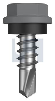 METAL SDS HEX HEAD + WASHER CL4 BG MET SEAL HX:10-16X 16 thumbnail 3