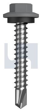 METAL SDS HEX HEAD + WASHER CL4 BG MET SEAL HX:12-14X 35 thumbnail 3