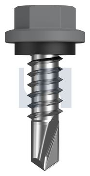 METAL SDS HEX HEAD + WASHER CL4 BG MET SEAL HX:14-14X 22 thumbnail 3