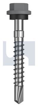METAL SDS HEX HEAD + WASHER CL4 BG MET SEAL HX S:14-10X 50 thumbnail 3