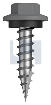 TYPE 17 HEX HEAD + WASHER CL4 BG T17 SEAL HX:12-11X 25 thumbnail 3